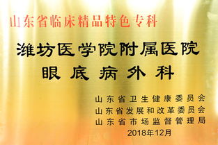 我校附屬醫(yī)院眼底病?？迫脒x2018年度山東省臨床精品特色?？? class=